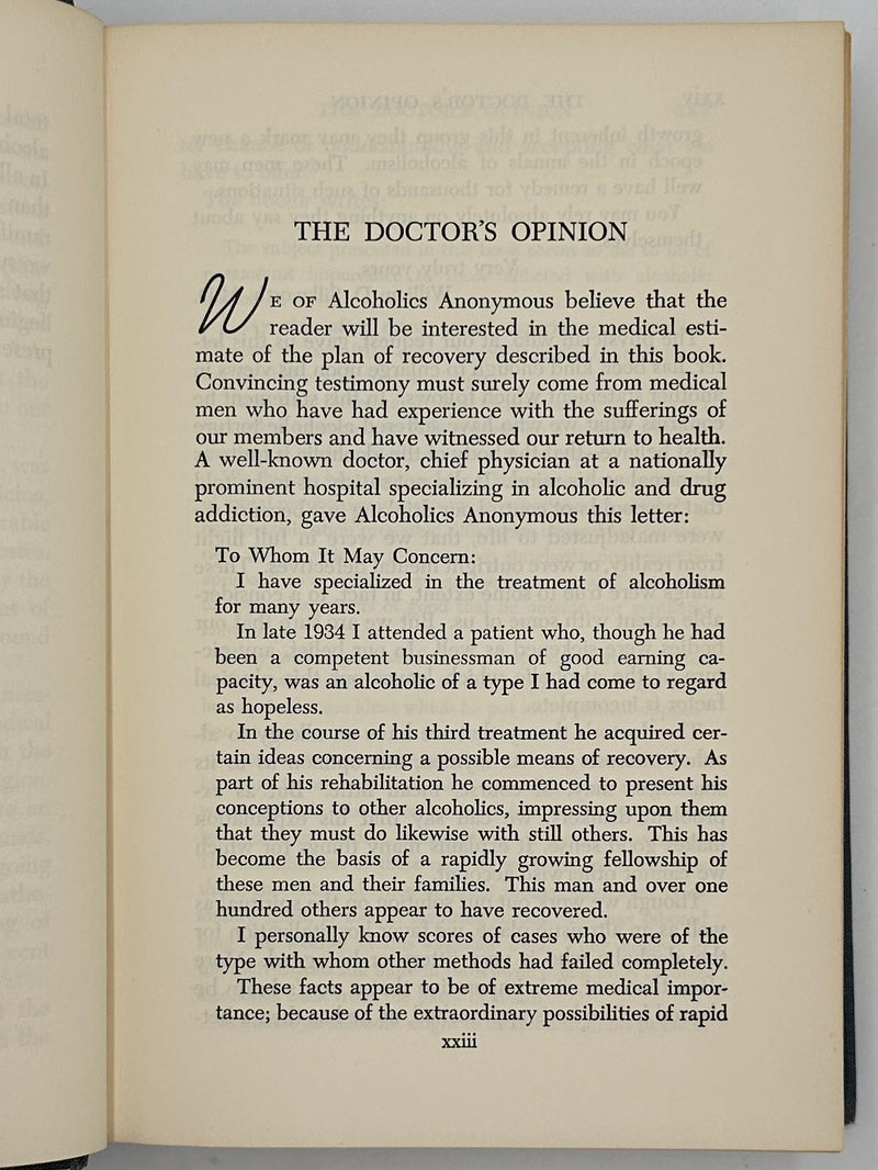 Alcoholics Anonymous Second Edition 5th Printing from 1962 - RDJ