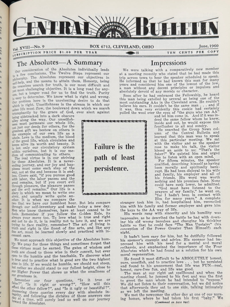 The Cleveland Central Bulletin Collection — Original Bound Volumes, 1942–1962
