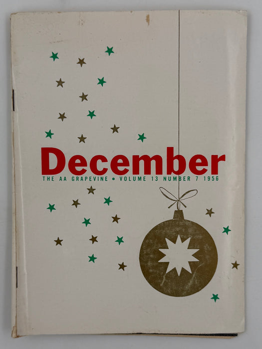 AA Grapevine from December 1956 - Christmas Greetings from Lois and Bill