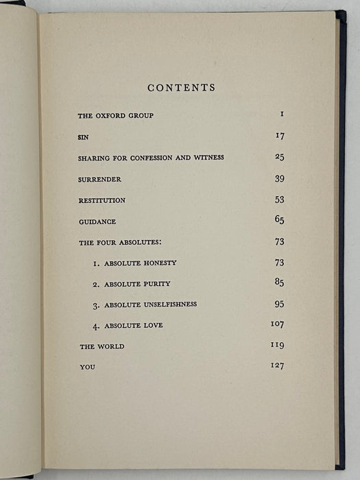 What is The Oxford Group? - Fourth Printing from 1936 West Coast Collection