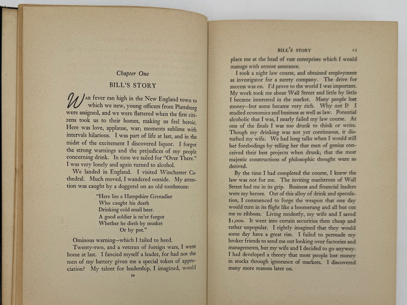 Alcoholics Anonymous First Edition 6th Printing from 1944 with RDJ