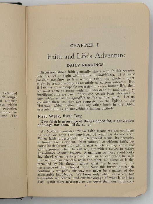 The Meaning of Faith by Harry Emerson Fosdick