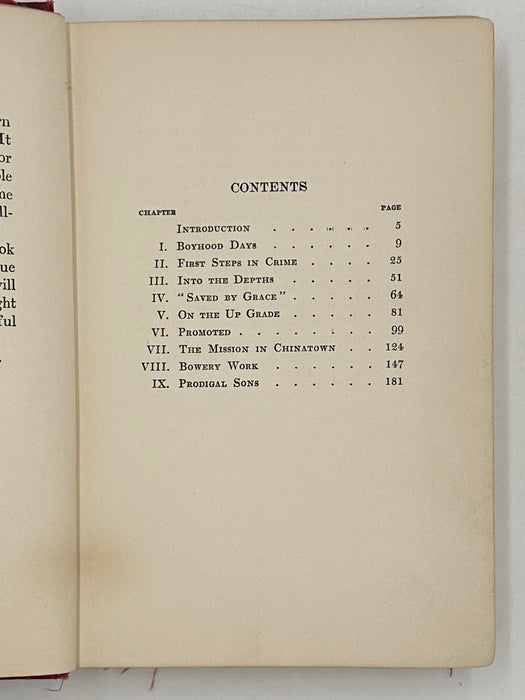 Dave Ranney or Thirty Years on the Bowery: An Autobiography - 1910