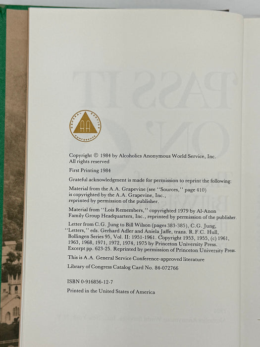 Pass It On - First Printing from 1984 - ODJ