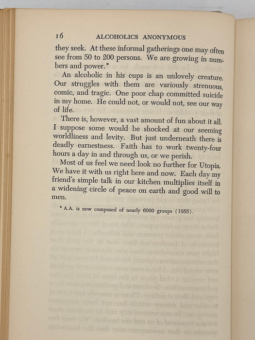Alcoholics Anonymous Second Edition 2nd Printing - RDJ
