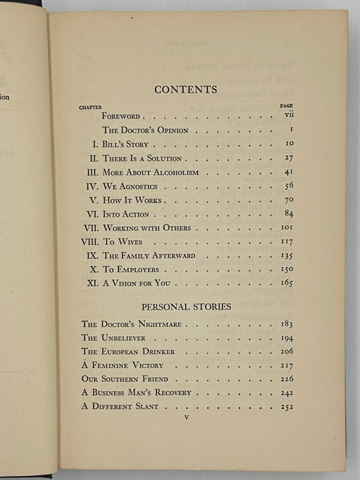 Alcoholics Anonymous First Edition 12th Printing from 1948 - ODJ