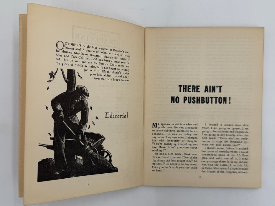 AA Grapevine from October 1951