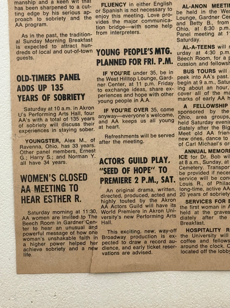 Founders Day Herald — Issue No. 1 — May 1, 1973
