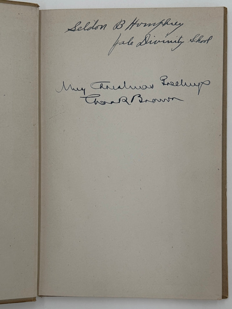 Signed - The Religion of a Layman by Charles Brown