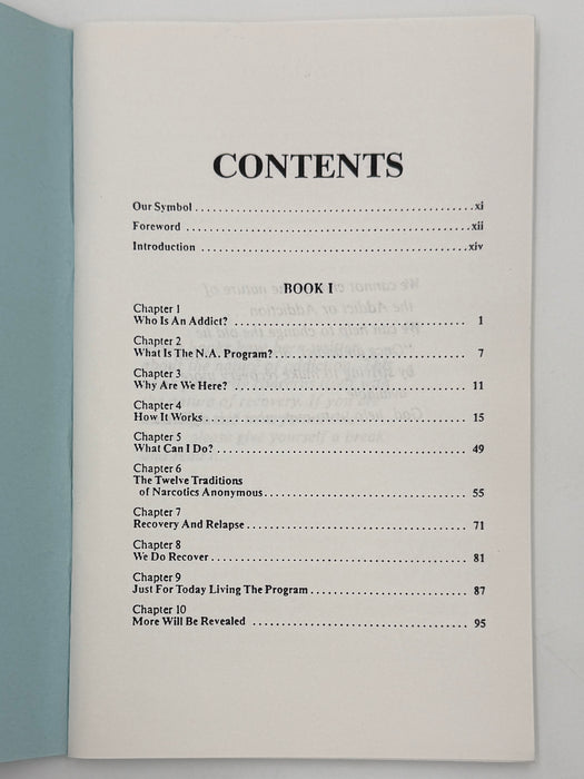 Narcotics Anonymous — “Baby Blue” Basic Text