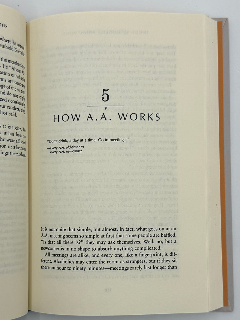 Getting Better: Inside Alcoholics Anonymous by Nan Robertson - 1st Printing from 1988