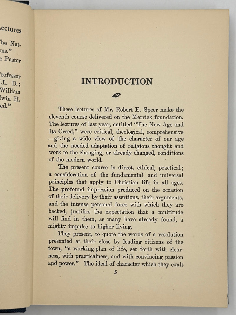 The Marks of a Man by Robert Speer