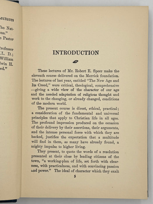 The Marks of a Man by Robert Speer