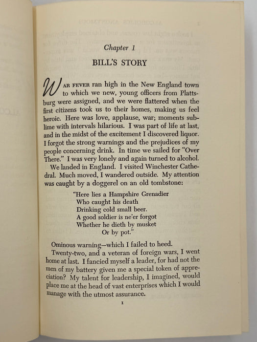 Alcoholics Anonymous Second Edition 3rd Printing with RDJ