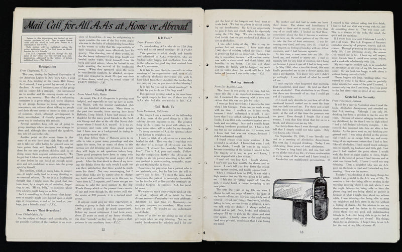 The A.A. Grapevine — December 1947 | Volume IV, No. 7 — Bill W. on the First Tradition