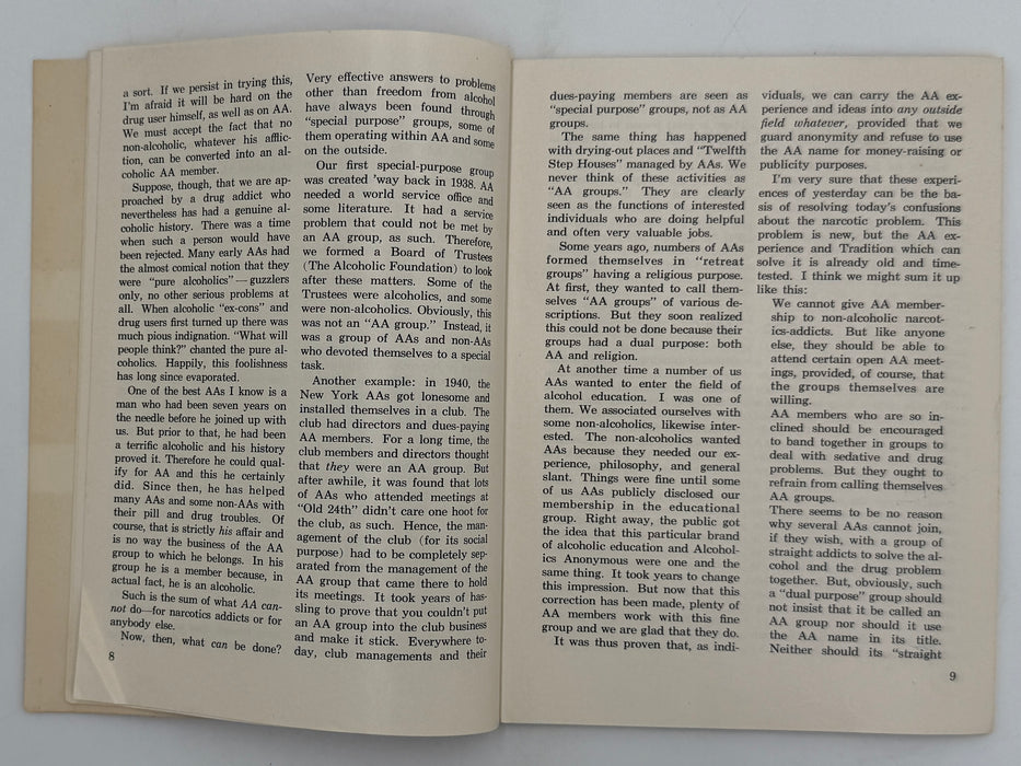 AA Grapevine - Problems Other Than Alcohol by Bill - February 1958