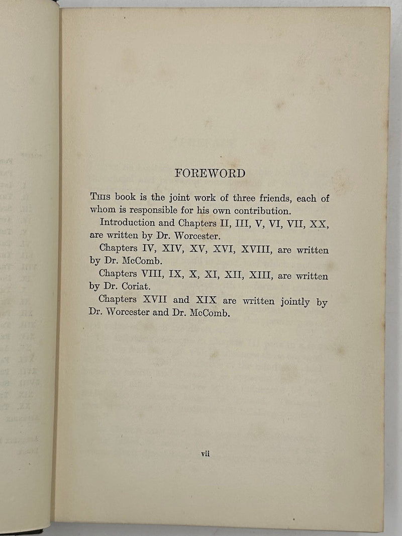 The Subconscious Mind by Worcester, McComb, Coriat - 1920 Recovery Collectibles
