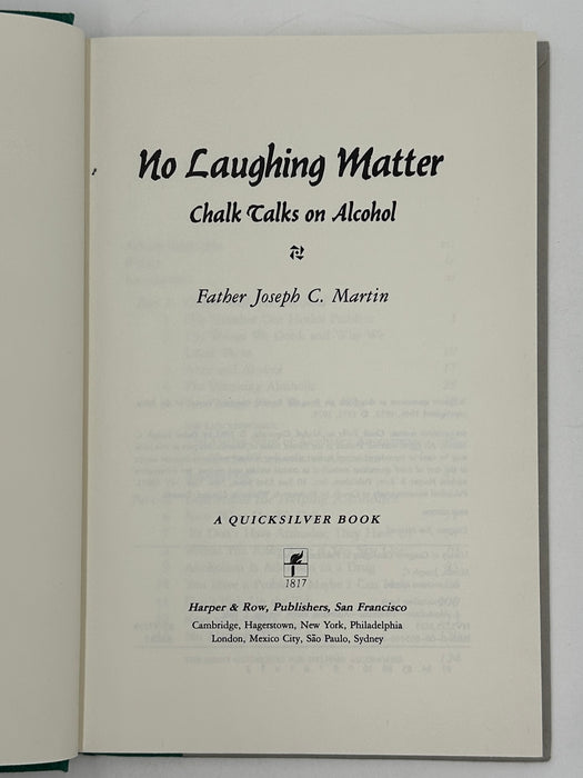 No Laughing Matter by Father Joseph C. Martin Recovery Collectibles