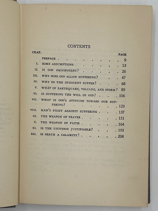 Why Do Men Suffer? by Leslie D. Weatherhead