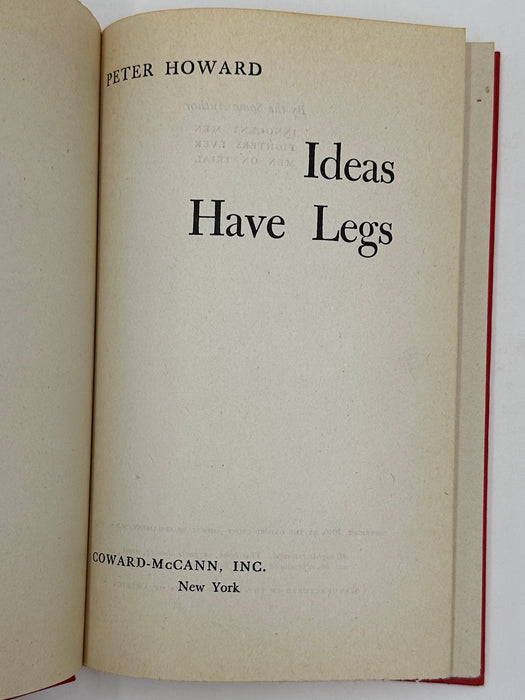 Ideas Have Legs by Peter Howard