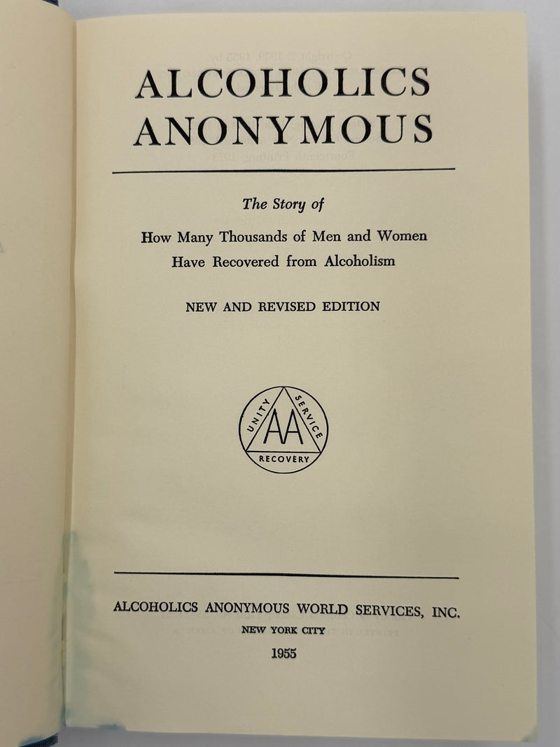 Alcoholics Anonymous Second Edition Big Book 14th Printing 1973 - ODJ