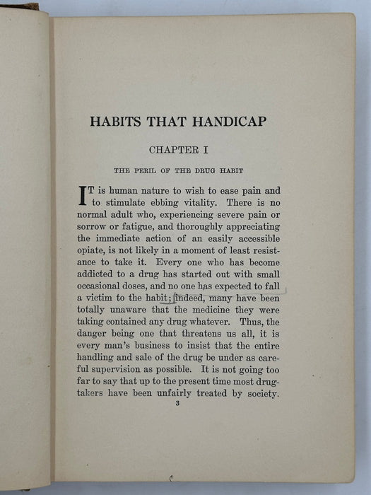 Habits That Handicap by Charles Towns - First Printing from 1915