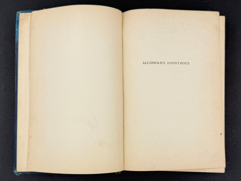 Alcoholics Anonymous — First Edition, Seventh Printing — January 1945