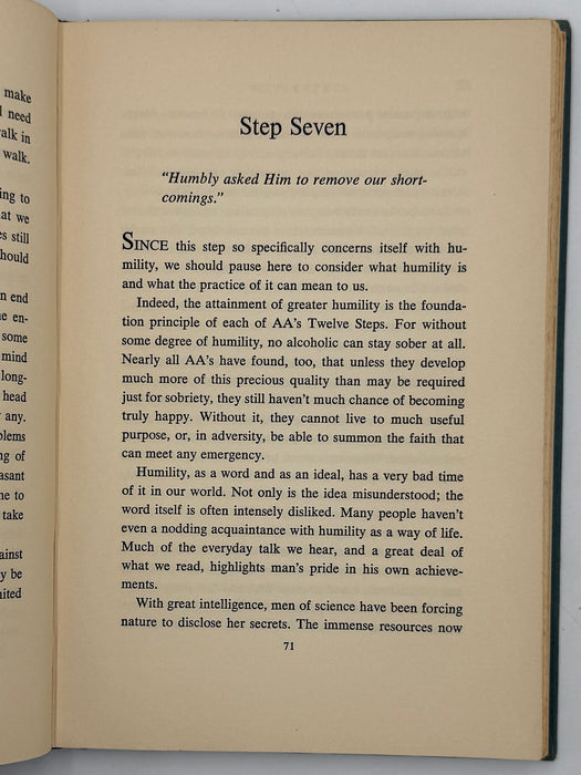 Alcoholics Anonymous Twelve Steps and Twelve Traditions - First Printing from 1953 - ODJ