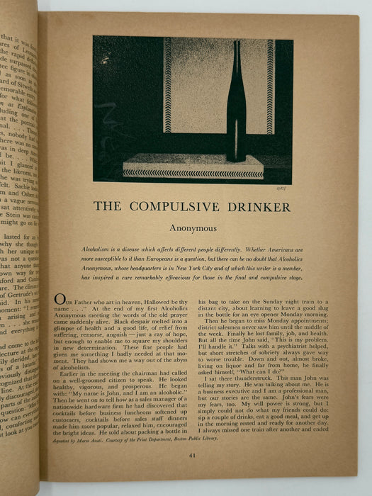 The Atlantic Monthly - The Compulsive Drinker - September 1959