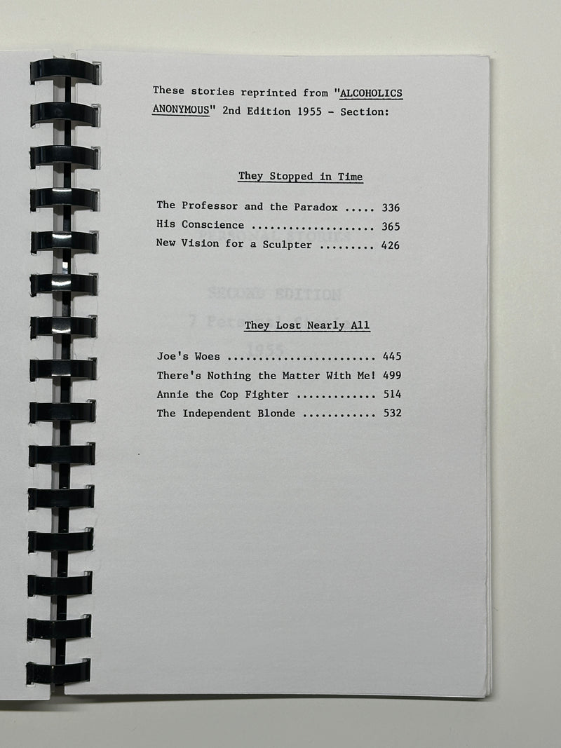 Complete Set of Stories No Longer In Print from the 1st and 2nd Edition Big Books Recovery Collectibles