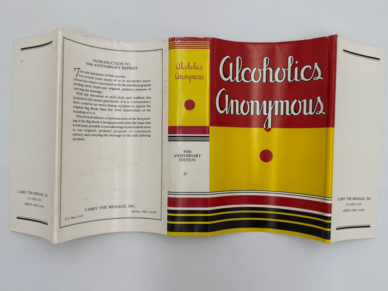 Alcoholics Anonymous 50th Anniversary First Edition by CTM Recovery Collectibles