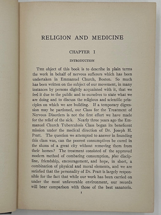 Religion and Medicine by Elwood Worcester - Seventh Printing 1908 Recovery Collectibles