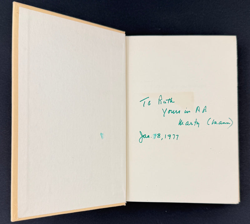 Marty Mann’s New Primer on Alcoholism — Signed by Marty Mann