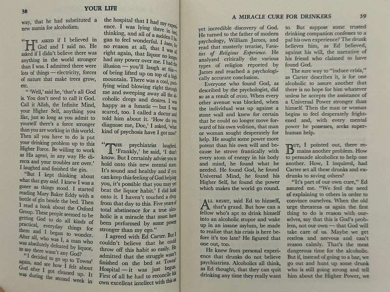 Your Life: The Popular Guide to Desirable Living — April 1940 Featuring “A Miracle Cure for Drinkers” by William Moulton Marston