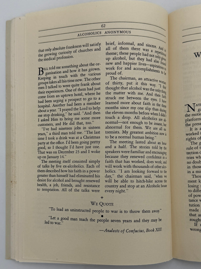 Scribner’s Commentator January 1941 - Featuring “Alcoholics Anonymous” by Theodore English