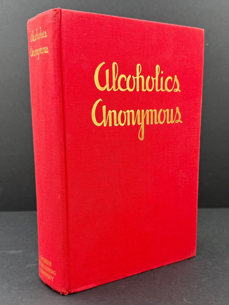 Alcoholics Anonymous Big Book — First Edition, First Printing — April 1939