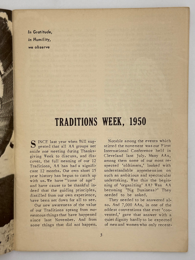 AA Grapevine from November 1950