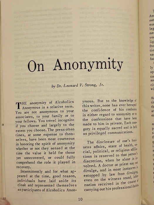 AA Grapevine from December 1950