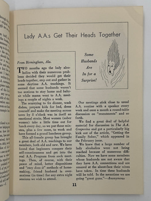 AA Grapevine from May 1949