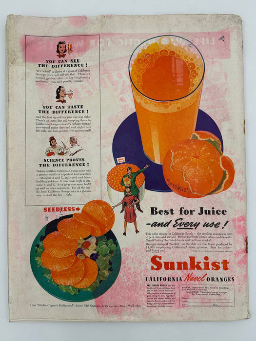 Saturday Evening Post from March 1, 1941 - Alcoholics Anonymous Article Nick Hawkins