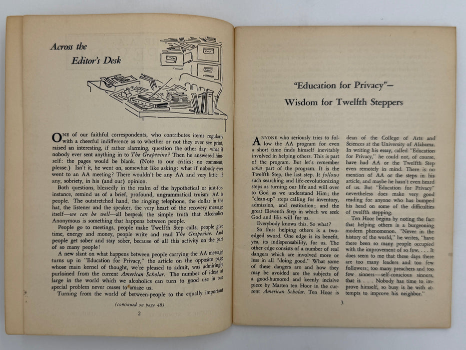 AA Grapevine from April 1954 Recovery Collectibles