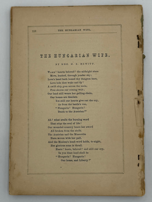 Set of Three Early Sons of Temperance Publications (ca. 1850–1855)