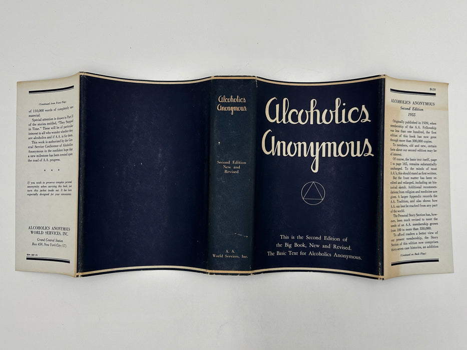 Alcoholics Anonymous 2nd Edition 7th Printing from 1965 - ODJ Recovery Collectibles