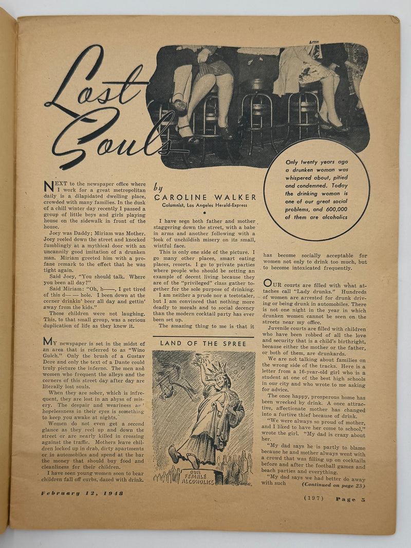 The Christian Advocate — Temperance Issue (February 12, 1948)