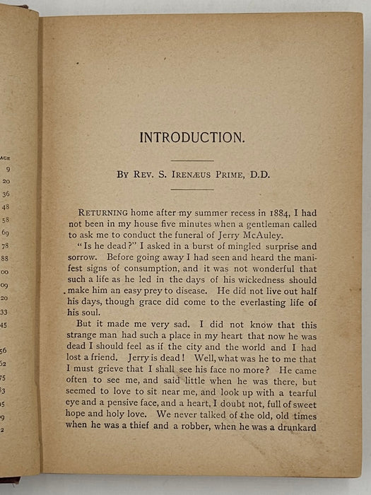 Jerry McAuley An Apostle To The Lost - 2nd Edition