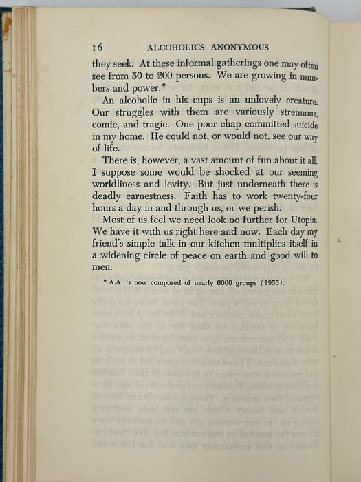 Alcoholics Anonymous Second Edition 2nd Printing - RDJ
