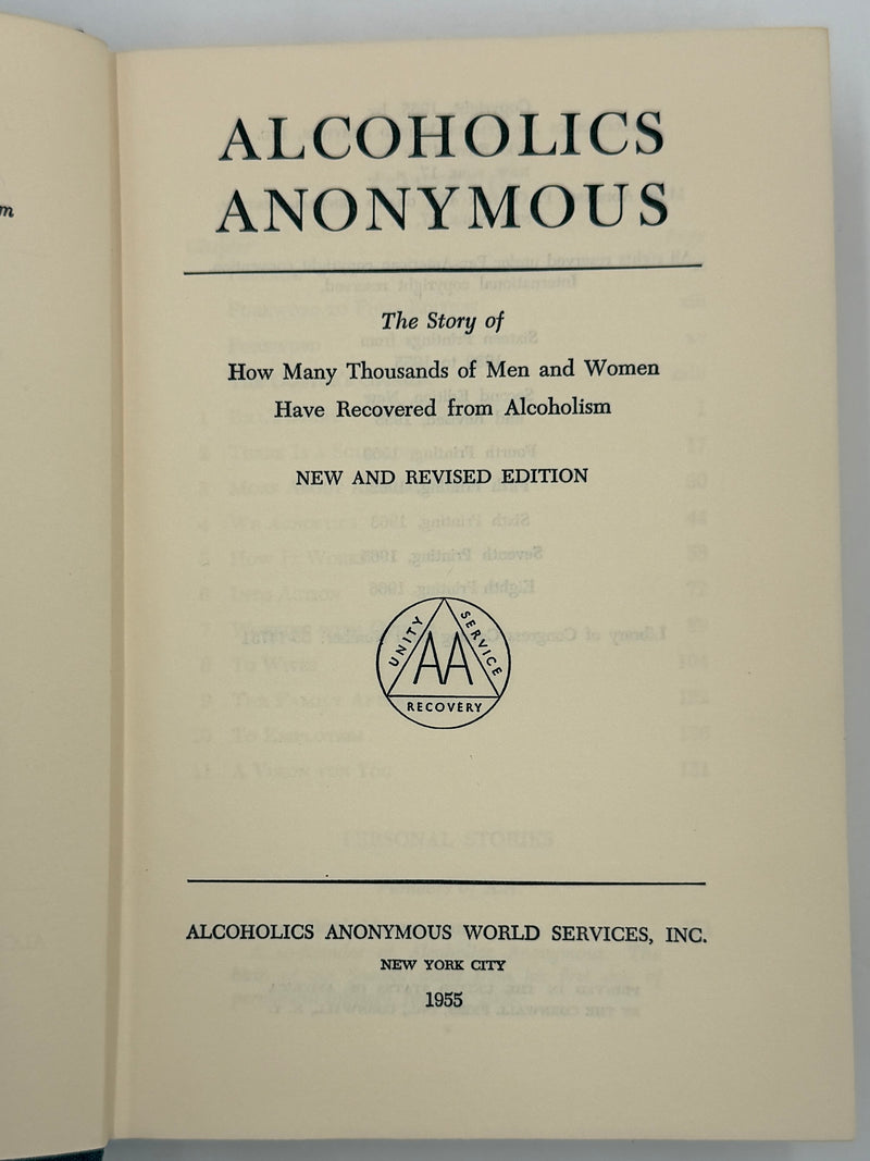 Alcoholics Anonymous Second Edition 8th Printing from 1966 - ODJ