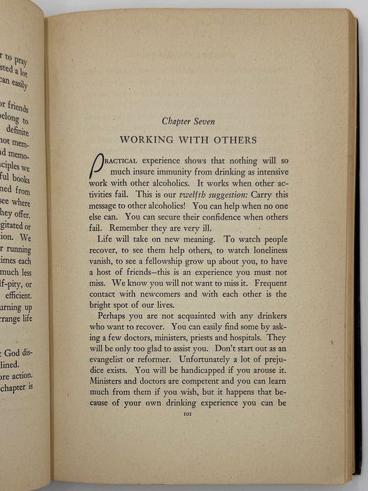 Alcoholics Anonymous First Edition 6th Printing from 1944 with RDJ