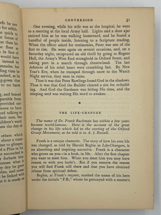 By The Grace Of God : A Book Of Religious Experience By Rev. F.E. Christmas - 1937 Recovery Collectibles