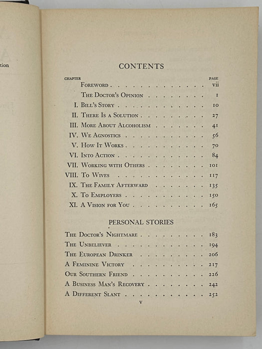 Alcoholics Anonymous First Edition 14th Printing from 1951 - ODJ